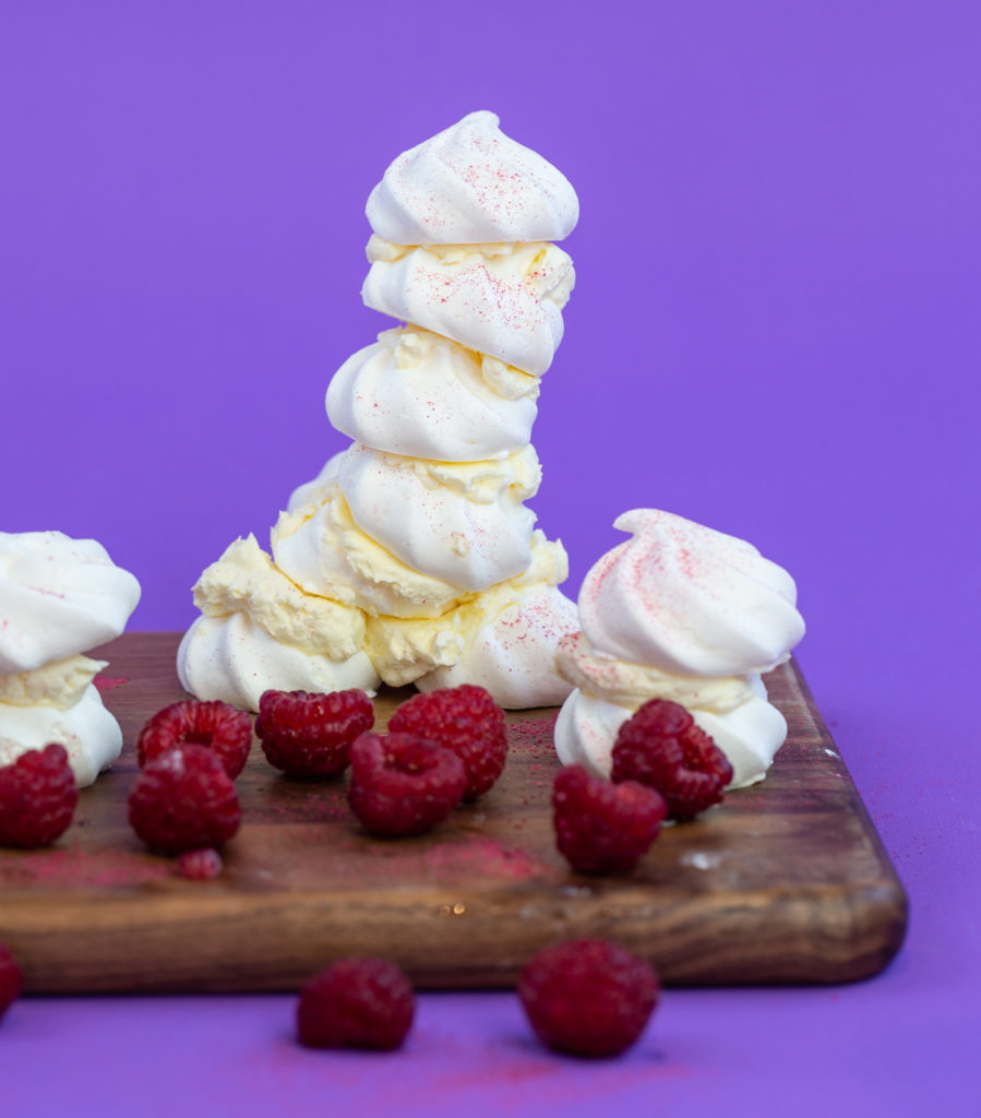 Meringue towers - image taken from Snackable Science - Edible Science for Kids