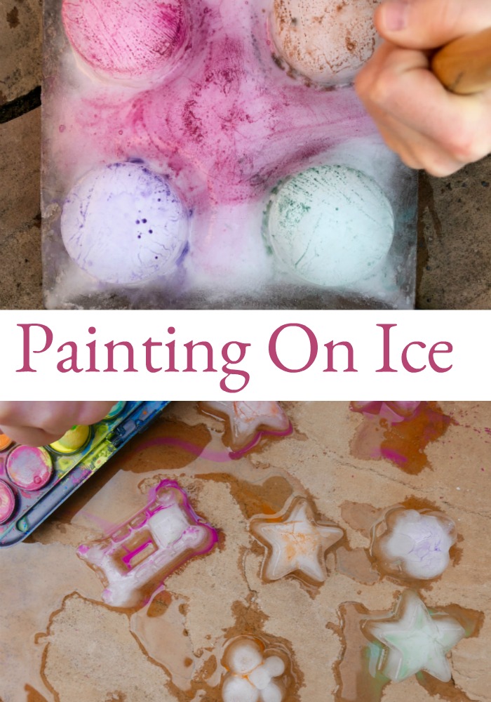 Painting on ice