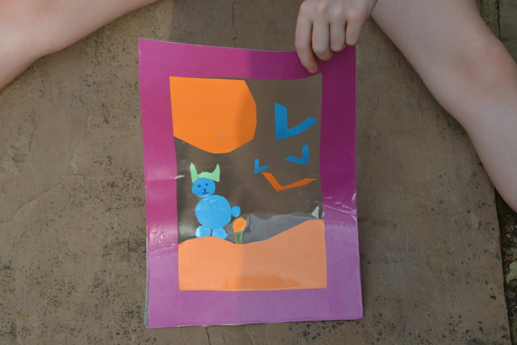 Shadow Frame for a summer science experiment