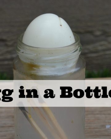 Egg in a bottle experiment