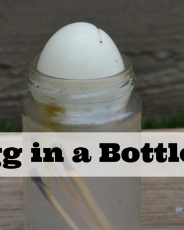 Egg in a bottle experiment