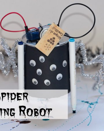 Spider drawing robot