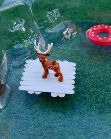 Christmas STEM - raft for reindeer