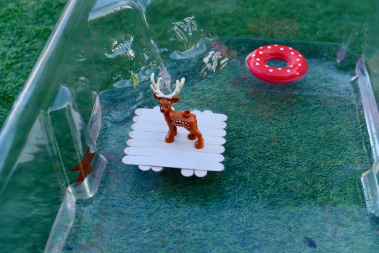 Christmas STEM - raft for reindeer