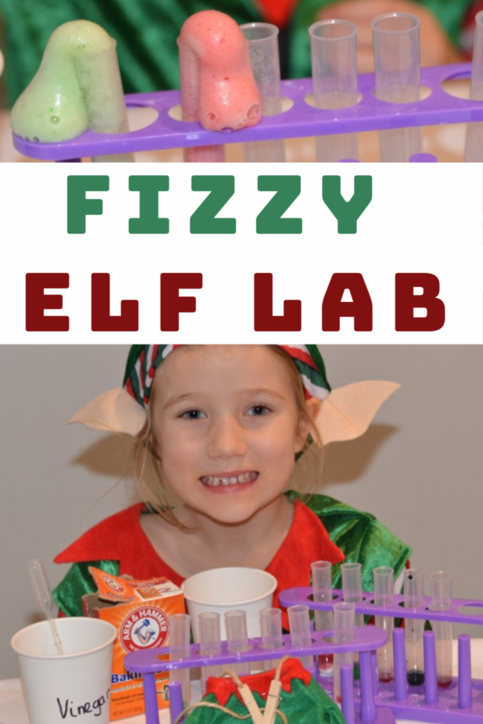 Fizzy Elf Lab - Christmas Science for kids #ElfActivities #Elfideas #christmasscience