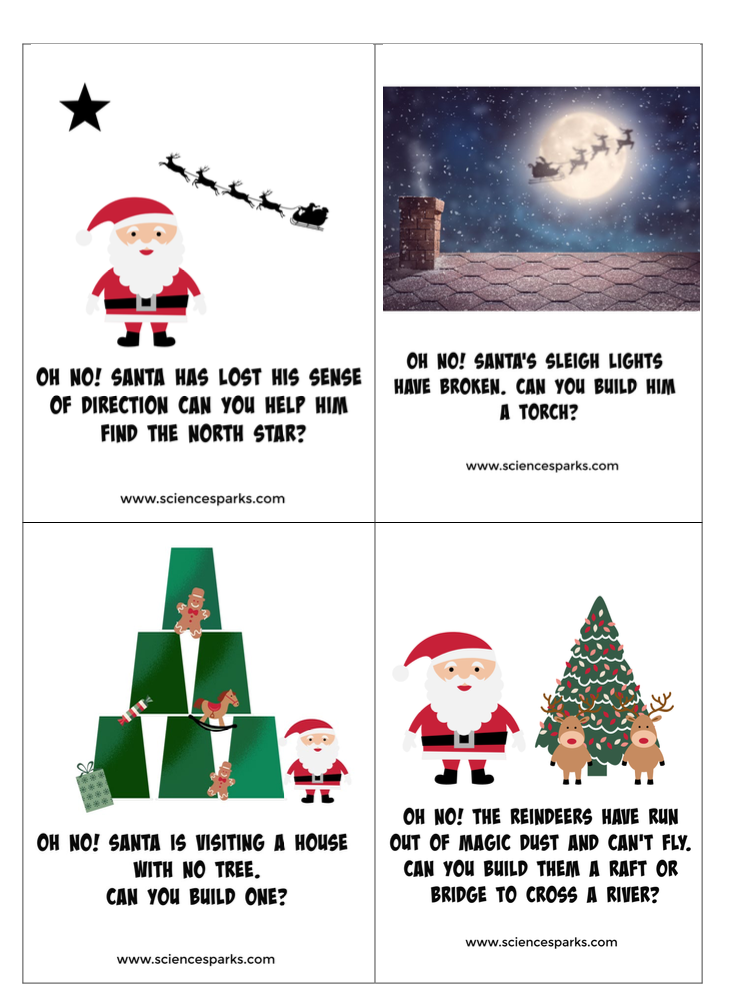 Santa STEM Challenges