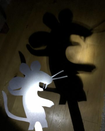 Gruffalo Mouse Shadow Puppet