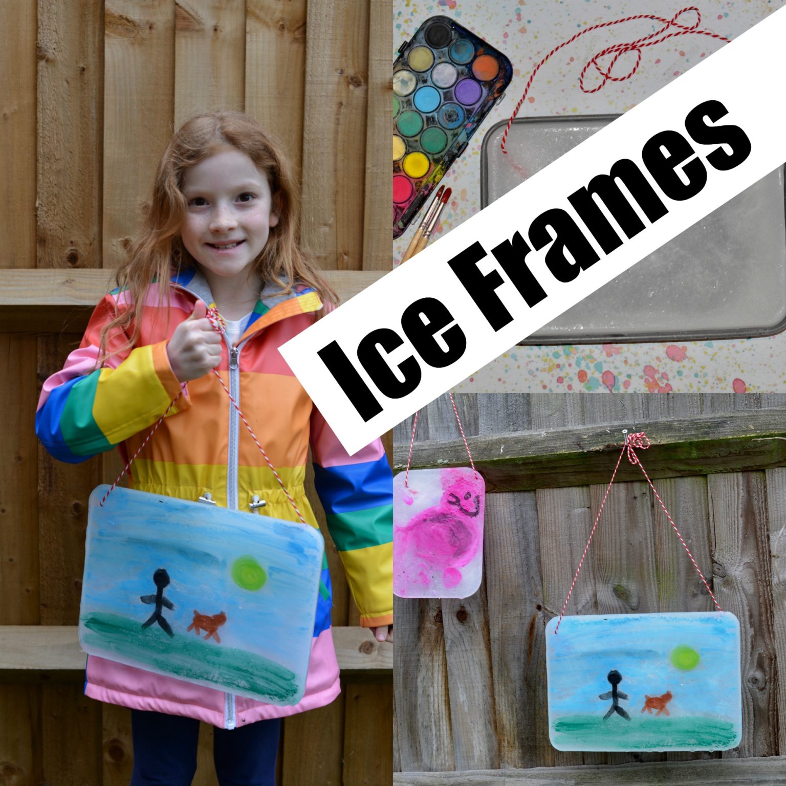 Preschool Science Ice Painting Frames Ice Painting Frames