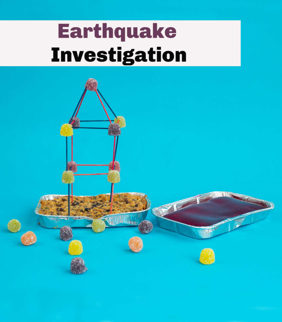 Earthquake investigation - image taken from Snackable Science