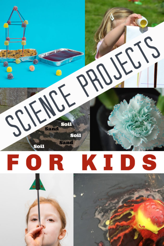 Easy Science Projects for Kids - great experiments, investigations and cool science projects for kids #scienceforkids #scienceprojects