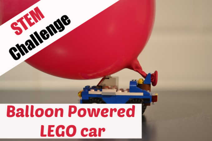 Balloon powered car