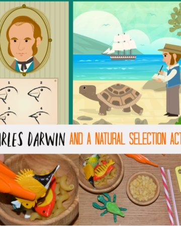 Charles Darwin and a natural selection activity