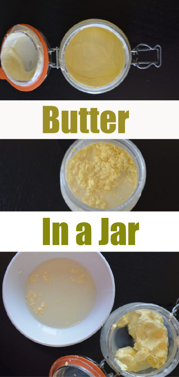 How to make butter from cream - kitchen hack