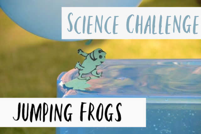 Jumping frogs STEM Challenge - static electricity experiment for kids #scienceforkids #coolscience