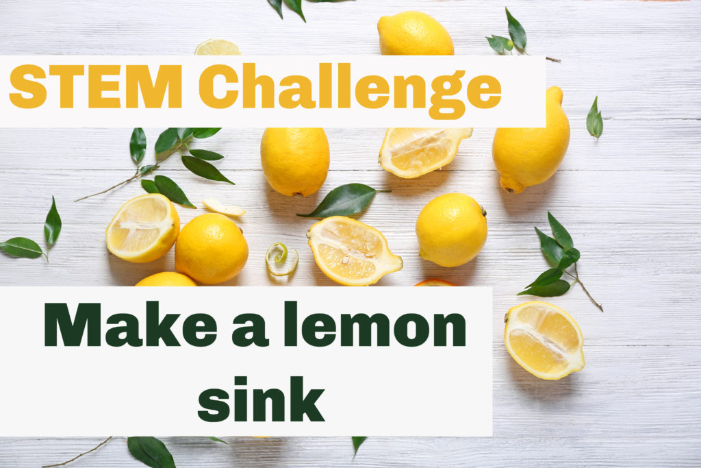 How to make a lemon sink Science Questions for Kids