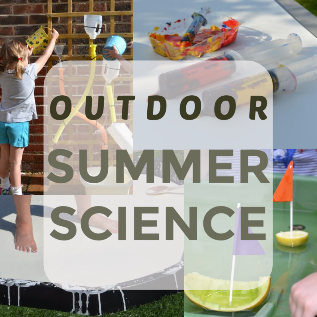 Easy Summer Science activity ideas for kids #summer #summerscience #outdoorscience