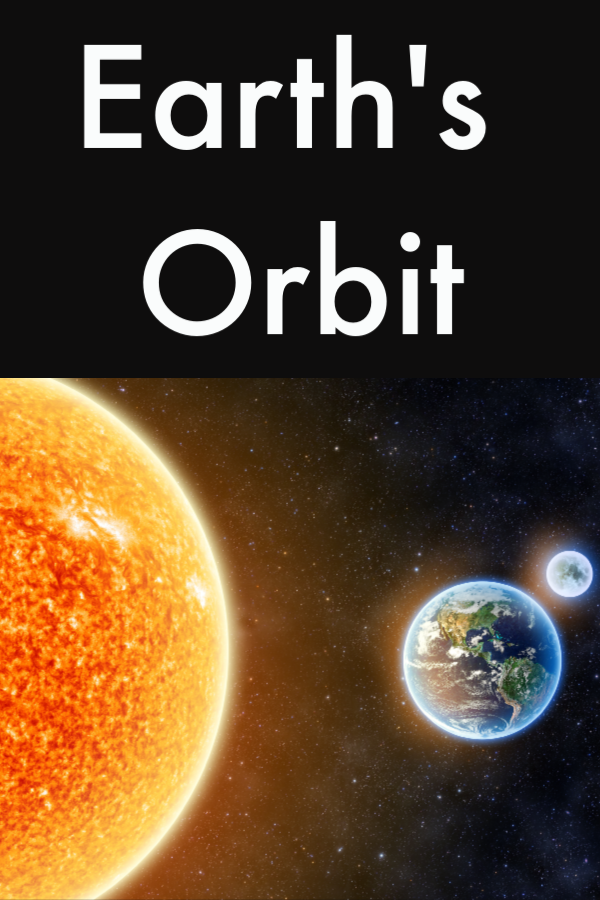 Earth's Orbit - space science for kids.Discover how the earth orbits the moon and the moon orbits earth with this fun activity #scienceforkids #spacescience
