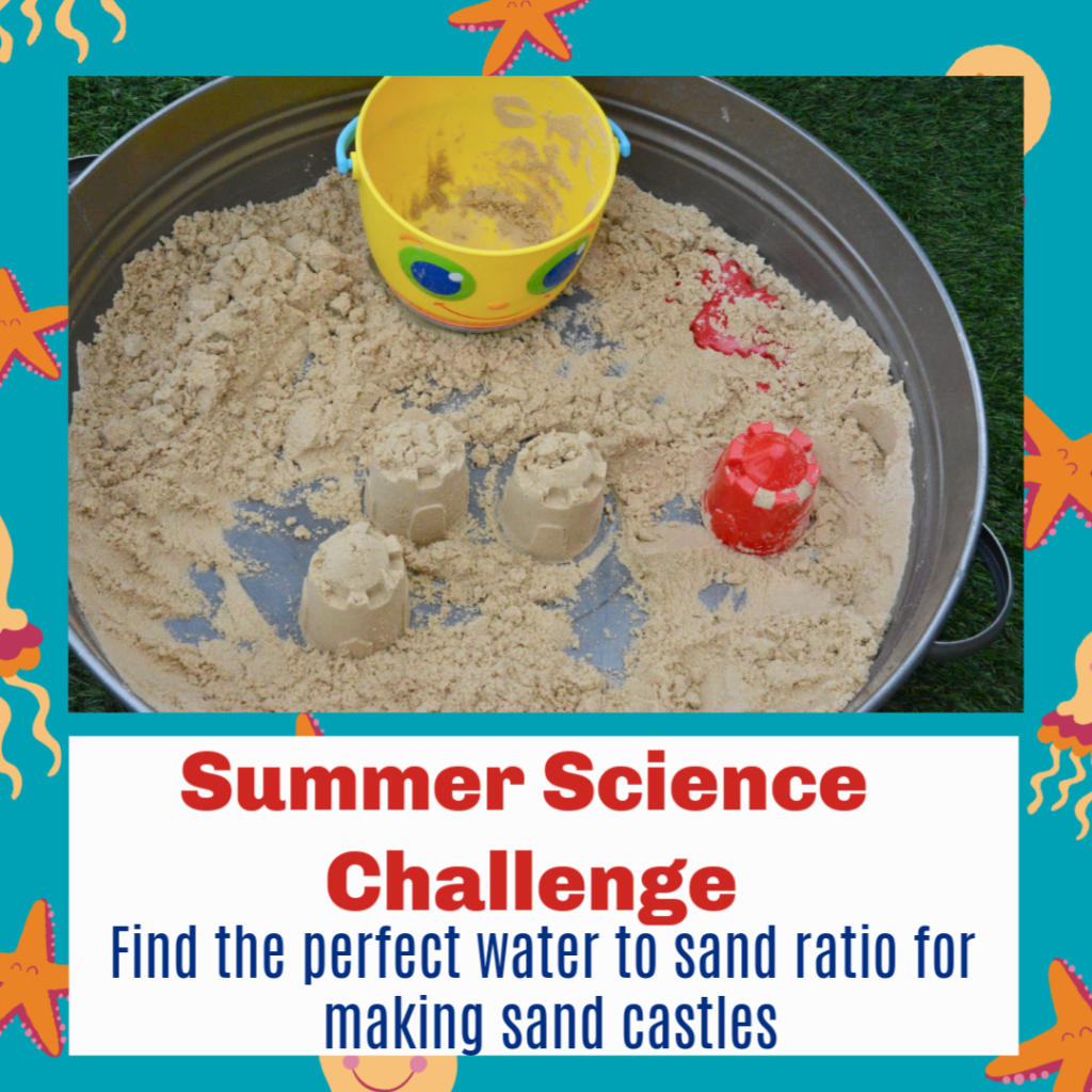 Summer science challenge - make the perfect sandcastle