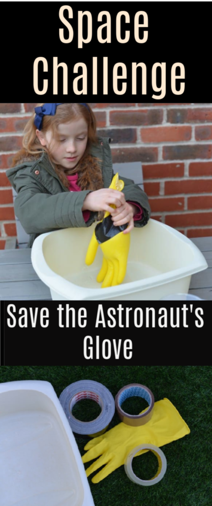 Space Science Challenge - save the astronaut's glove #spacescienceforkids #scienceforkids