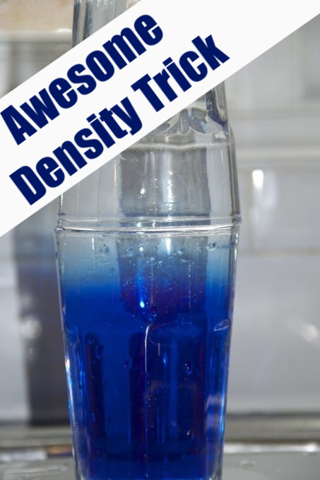 Salt and water density trick for kids - why doesn't salty water and normal water mix? #scienceforkids #scienceexperiments  #densityforkids