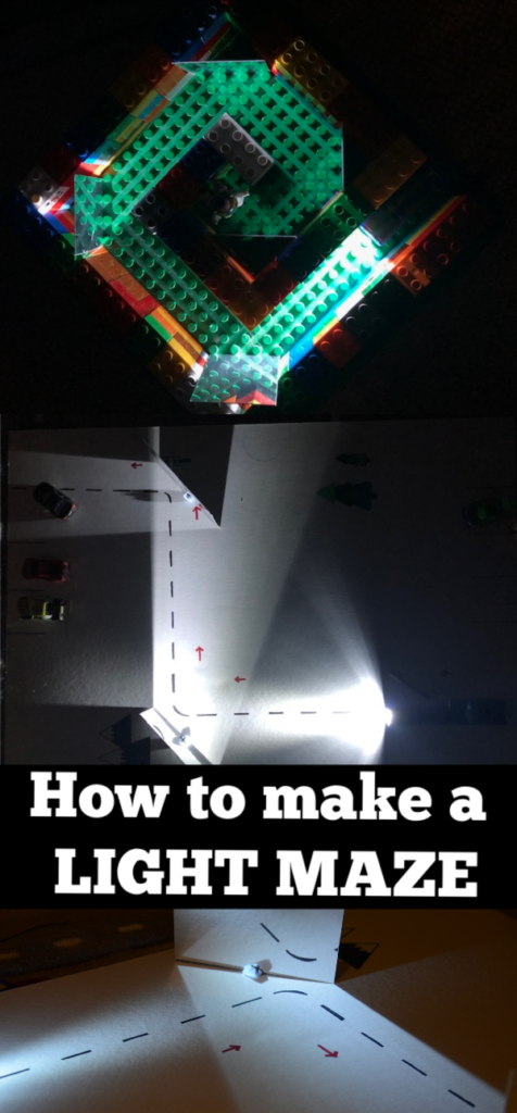 Light Maze Instructions - instructions for how to make a light maze #lightforkids #lightexperiments #scienceforkids