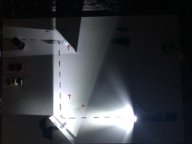 light maze with mirrors