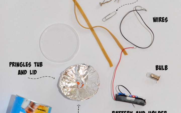 Materials for a DIY Head torch