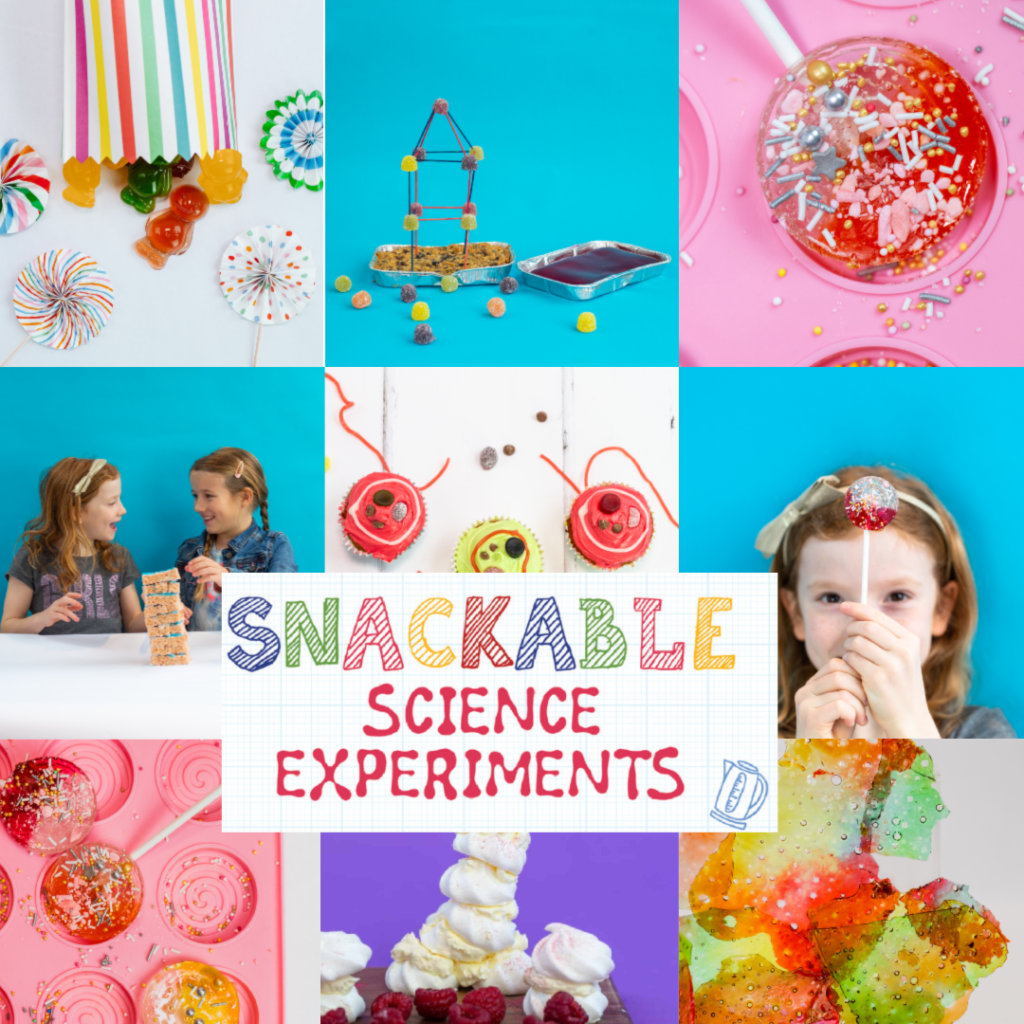Snackable Science Experiments for kids - edible science book