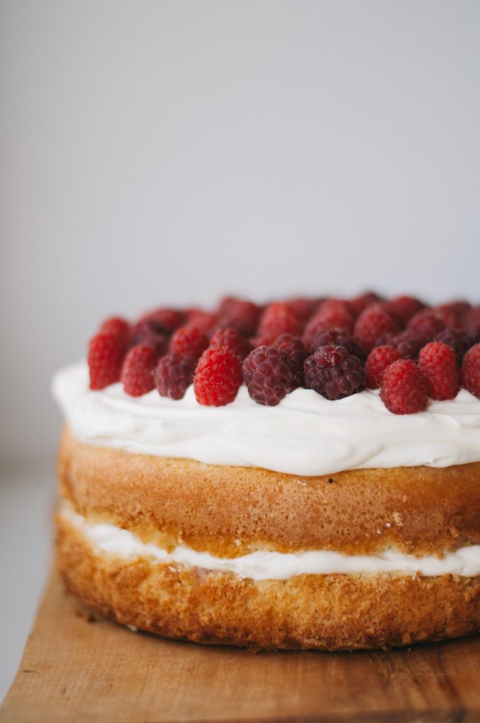 Gorgeous raspberry cake