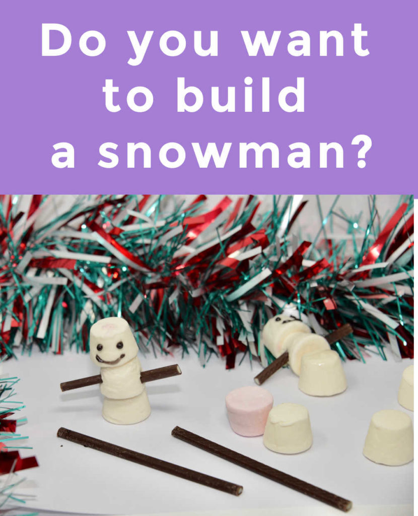 Marshamallow Snowmen - Christmas Science Exepriment for kids