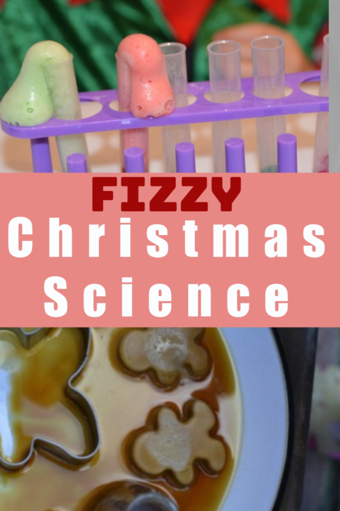 Fun fizzy Christmas Experiments for kids 