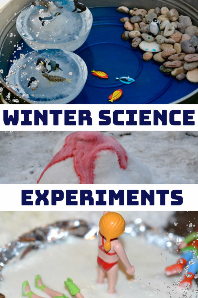 Collection of easy winter science experiments