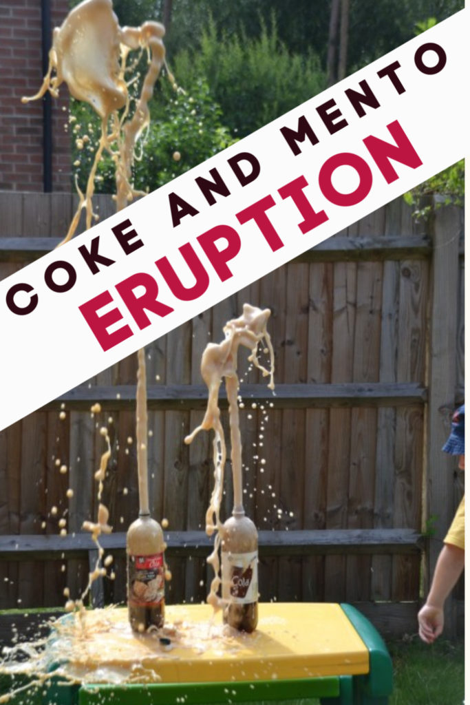 cola and mento eruption