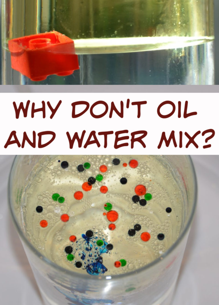 Why don't oil and water mix