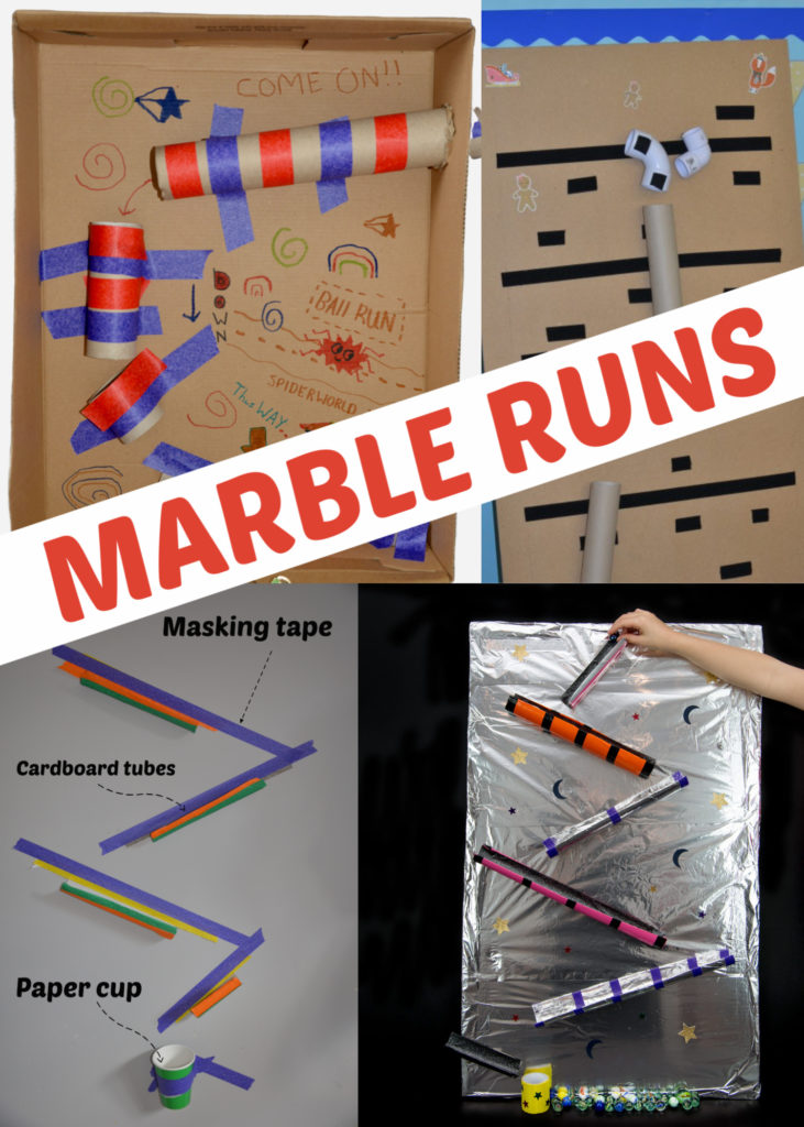 homemade marble run