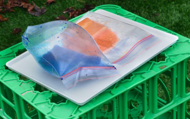 exploding sandwich bag - science experiment for kids