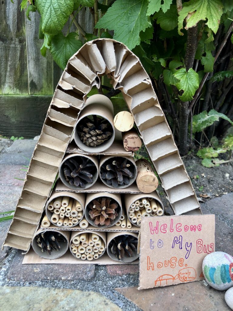 homemade bug hotel