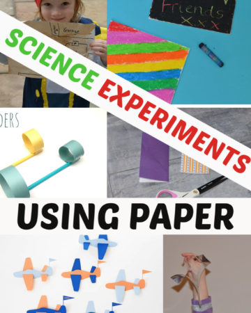 collection of science experiments using paper