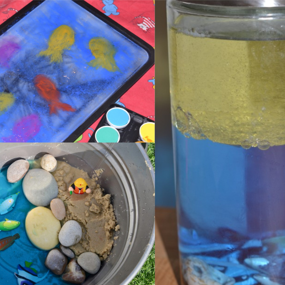 Under the sea science experiments for Early Years #EarlyYearsScience #scienceforkids