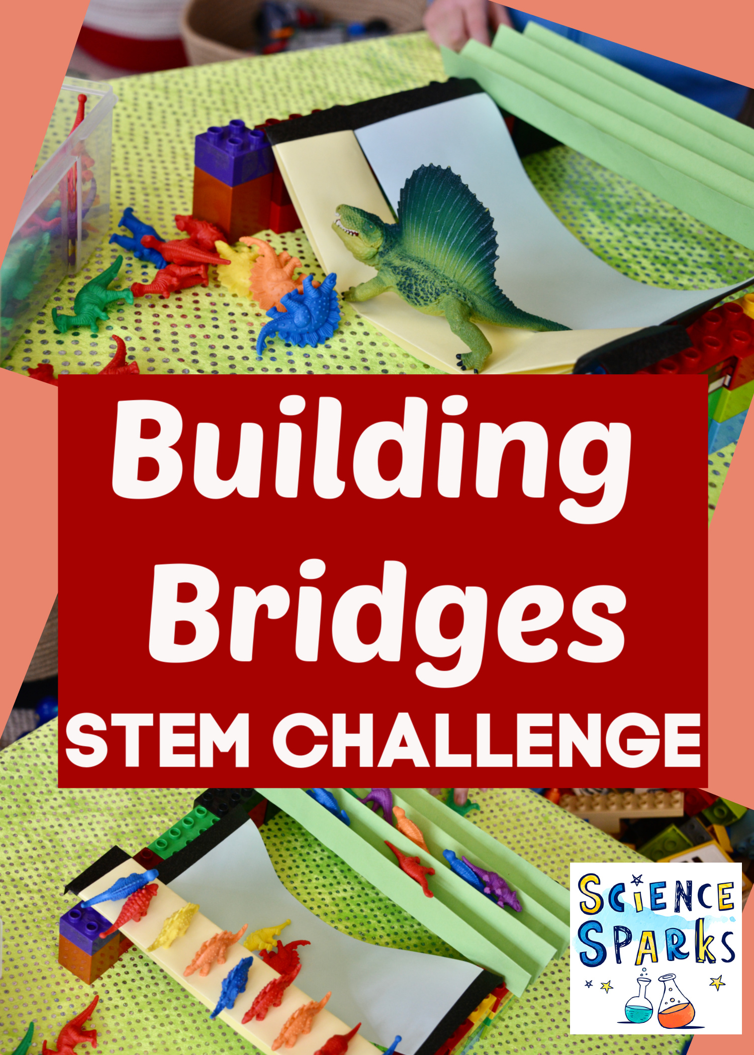 Easy building Bridges STEM Challenge - build and test paper brides #scienceforkids