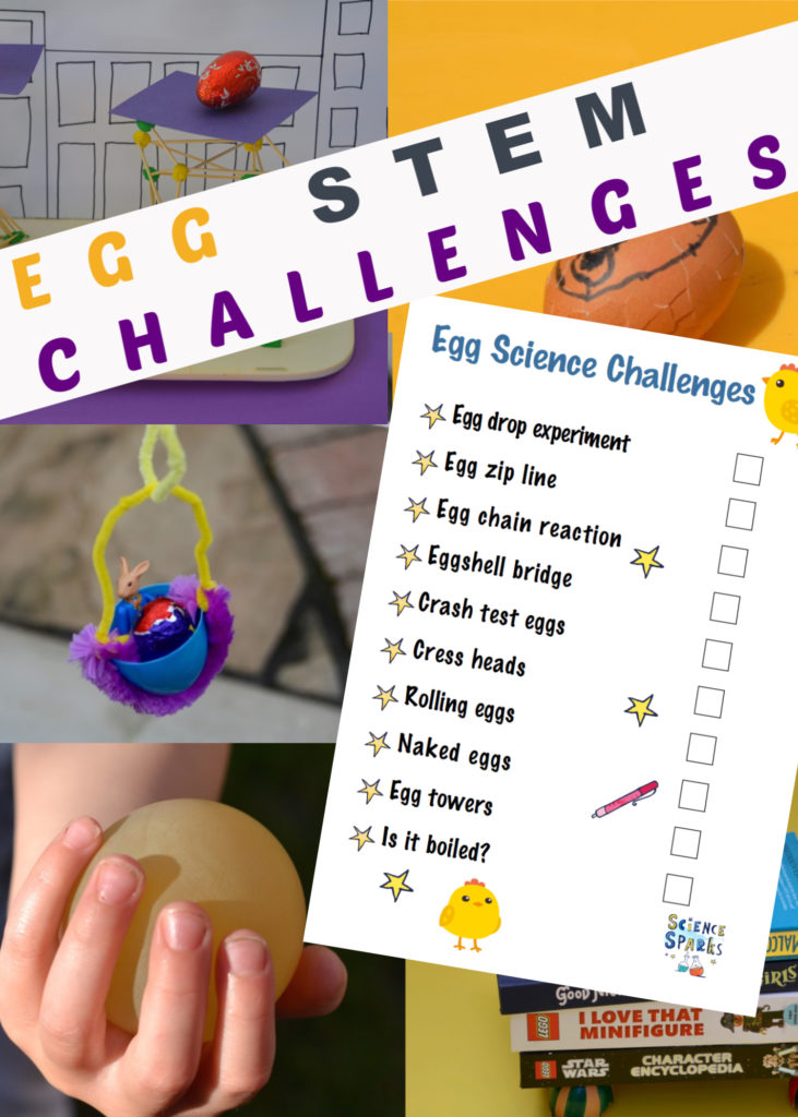 Fun egg STEM challenges for Easter - Easter science for kids #scienceforkids #scienceexperiments #easyscienceforkids #Easterexperiments #Easterscience #EasterSTEM