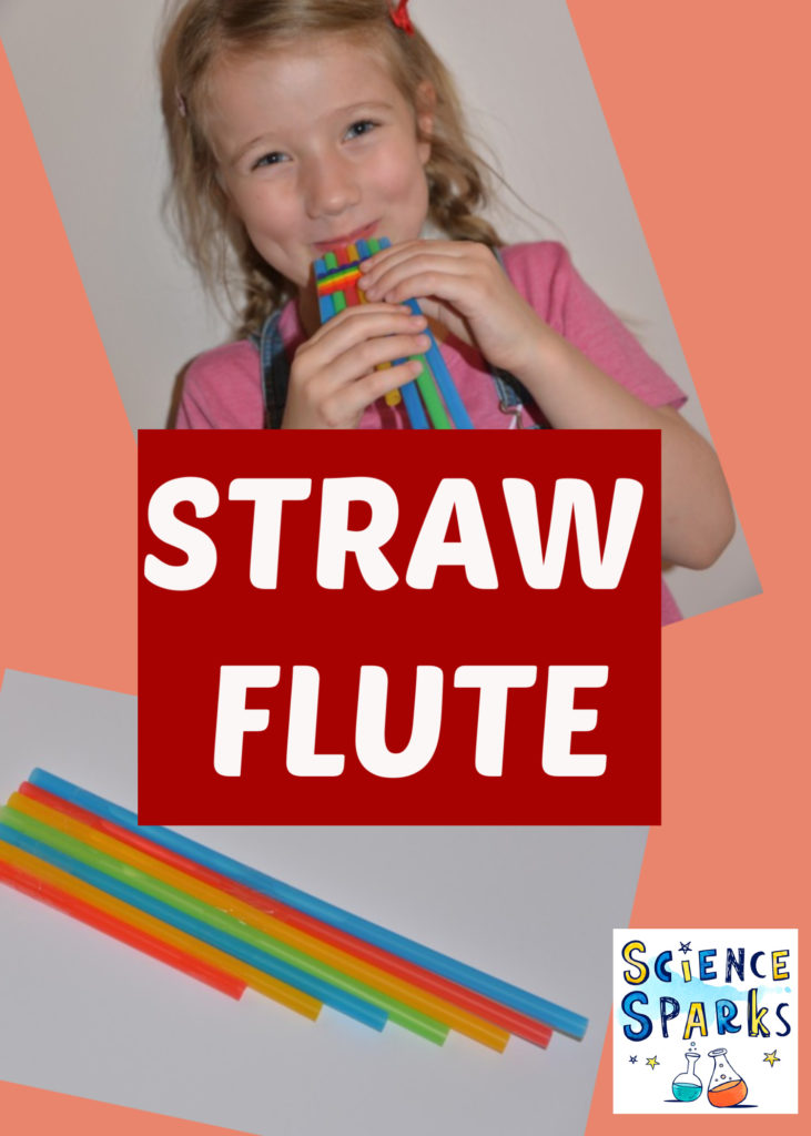 How to make a straw flute - easy music science experiment for kids #musicscience #scienceforkids 