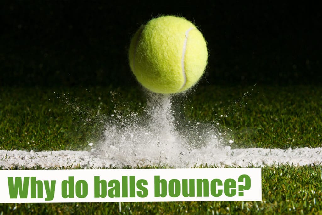 Discover why balls bounce in this easy sport science experiment #scienceforkids #sportyscienceforkids #sportsscience