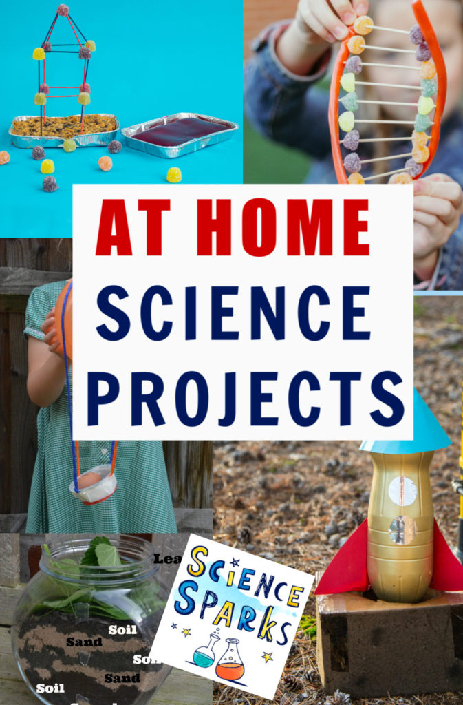 Easy at home science projects for kids! Easy science experiments for at home #athomescience #scienceathome #scienceforkids #scienceexperiments