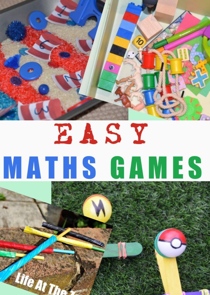 Easy maths learning games for kids - fun maths games for kids of all ages. Add some science to matns learning with these easy science and maths activities for kids #scienceandmaths #mathsforkids