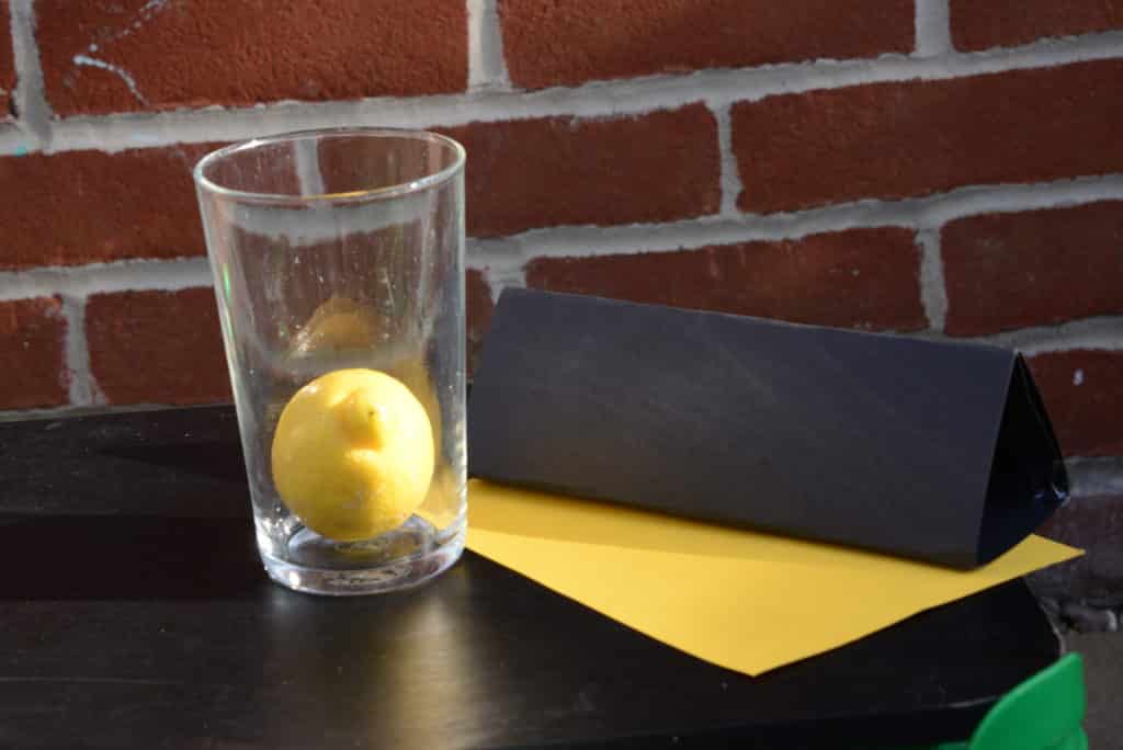 Inertia lemon drop experiment