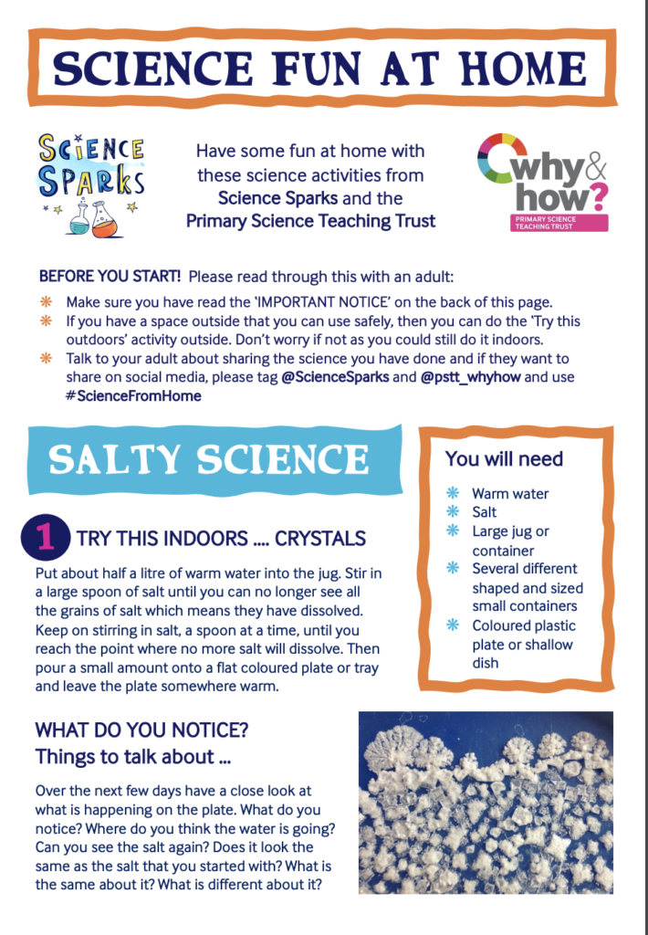 Salty Science Experiments