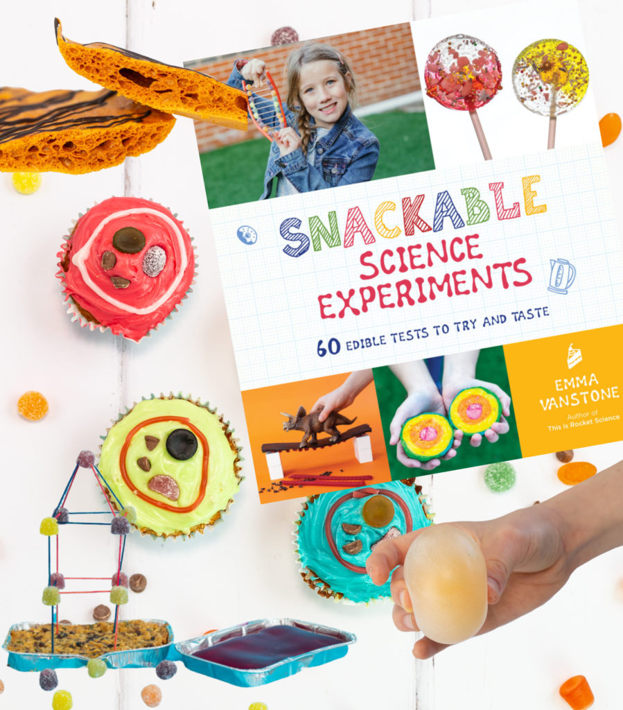 Snackable Science Cover - 60 edible science experiments for kids - science books for kids #scienceforkids #snackablescience