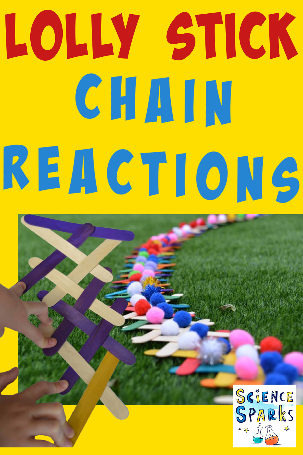 Craft Stick ( Popsicle Stick ) Chain Reaction Top Globe News