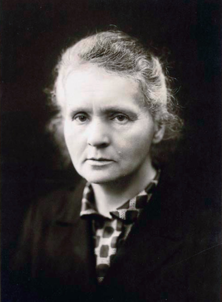 Marie Curie - source wikipedia